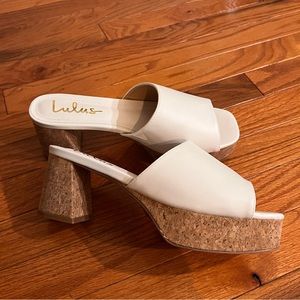 Platform Cork Sandals